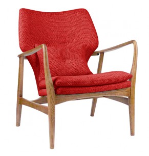 Solomon Solid Wood Lounge Chair / Armchair