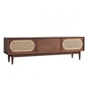 Stamford Solid Wood with Rattan TV Cabinet