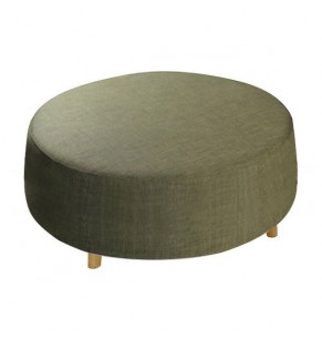 Stockroom Biggie Cake Fabric Ottoman - Round 