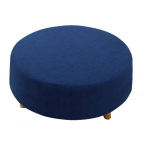 Stockroom Biggie Cake Fabric Ottoman - Round 