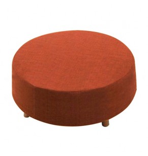 Stockroom Biggie Cake Fabric Ottoman - Round 