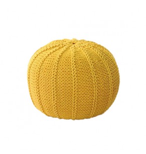 STOCKROOM Knitted Pouffe Ottoman