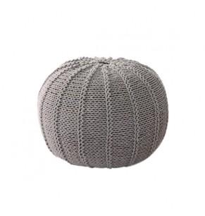 STOCKROOM Knitted Pouffe Ottoman