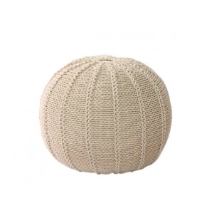 STOCKROOM Knitted Pouffe Ottoman