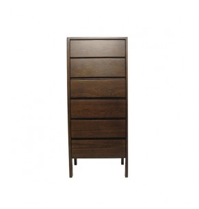 Suzy Solid Oak Wood Chest With 6 Drawers