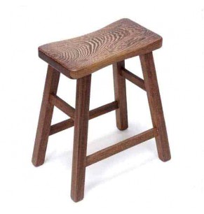 Thomas Solid Wood Stool / Side Table