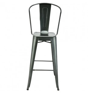 Xavier Pauchard Style Tolix Bar Stool - High-Back