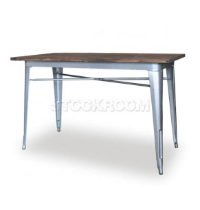 Tolix Style Industrial Dining Table