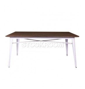 Tolix Style Industrial Dining Table