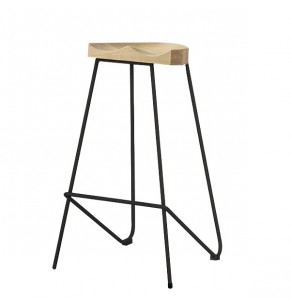 Tractor Style Counter Bar Stool with Metal Base
