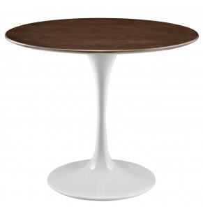 Tulip Style Wood Top Side Table