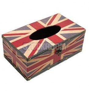 Union Jack Tissue Box