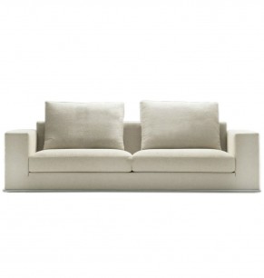 Vella Leather Feather Down Sofa - 2 seater