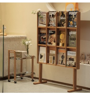 Vertigo Standing Magazine Rack