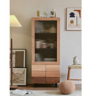 Waylon Scandinavian Storage Cabinet - Tall