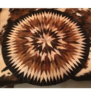 Round Cowhide Rug