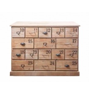 Placide Solid Wood Storage Cabinet