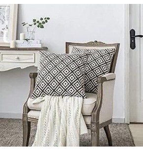 Azetec Decorative Cushion - Grey