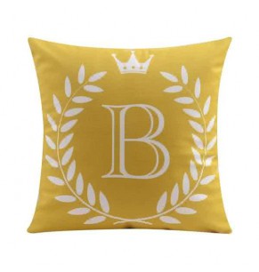 Letter B Decoration Cushion