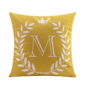 Letter M Decoration Cushion