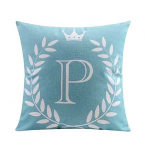 Letter P Decoration Cushion
