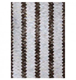 STOCKROOM Square Horizontal Stripes Pattern Rectangle Rug