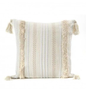 White Nobility Knit Decorative Cushion