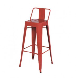 Xavier Pauchard Tolix Style Bar Stool - Mid-Back