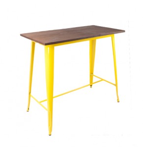 Xavier Pauchard Tolix Style Rectangular Bar Table