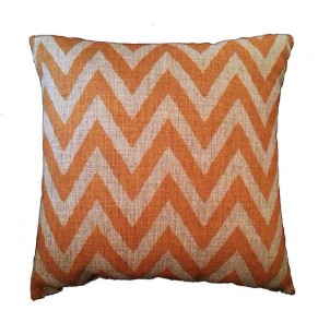 Zig-Zag Decorative Cushion - Yellow