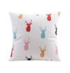 Deer & Geometric 2 Side Pattern Cushion