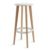 Razar Modern Bar Stool - White