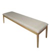 Alander Upholstered Solid Wood Bench