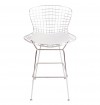 Bertoia Style Wire Bar Stool with Pad