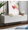 Beverly Modern Style White TV Cabinet Console