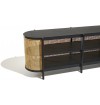 Chloe Contemporary Woven Cane TV Cabinet