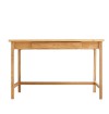Fulvio Solid Oak Wood Desk with Drawer