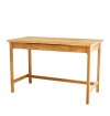 Fulvio Solid Oak Wood Desk with Drawer