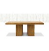 Gemini Solid Recycled Elm Wood Dining Table