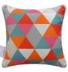 Geometric Triangle Cushion