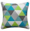 Geometric Triangle Cushion