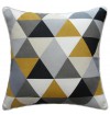 Geometric Triangle Cushion