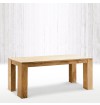 Jacob Chunky Solid Oak Wood Dining Table