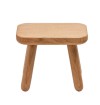 Kibby Solid Oak Wood Kids Stool