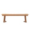 Nilam Solid Wood Dining Bench and Coffee Table