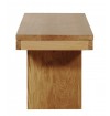 Noah Solid Oak Wood Bench