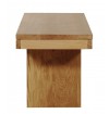 Noah Solid Oak Wood Bench