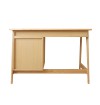 Placido Solid Oak Wood Desk with 4 Drawers 
