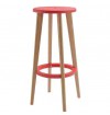 Razar Modern Bar Stool - Red