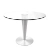 Silvio Round Glass Table